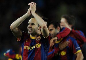 آندرس اینیستا|3- آندرس اینیستا (بارسلونا 2005/06، 2008/09، 2010/11)