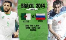 الجزایر 1 - 1 روسیه