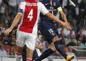 زلاتان ایبراهیموویچ|آژاکس 1-1 پاریس سن ژرمن / لیگ قهرمانان