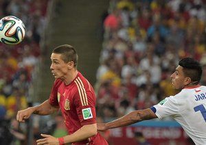 فرناندو خوزه تورس|اسپانیا 0 –2 شیلی / مرحله گروهی جام جهانی