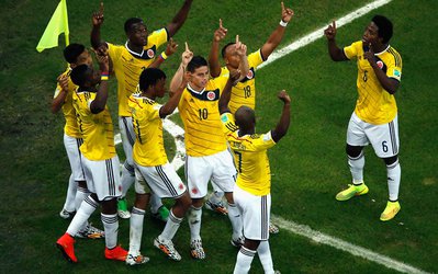 کلمبیا 2 - اروگوئه 0 / کلمبیا با شکست اروگوئه حریف برزیل شد