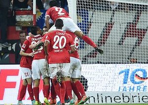 شادی بازیکنان ماينتس