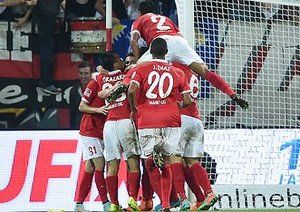 شادی بازیکنان ماينتس|ماینتس 2-0 دورتموند / بوندسلیگا