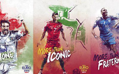 پوستر تیم‌های حاضر در یورو 2016