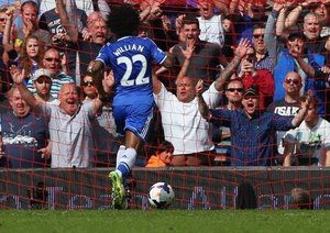 ویلیام|خوشحالی ویلیام از دین گل دوم تیمش در دقایق پایانی بازی