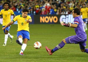 برزیل ۲-۱ شیلی/بازی دوستانه