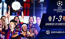 یوونتوس 1 - 3 بارسلونا / فینال لیگ قهرمانان / گل های بازی