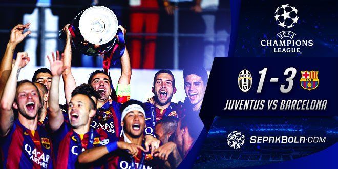 یوونتوس 1 - 3 بارسلونا / فینال لیگ قهرمانان / گل های بازی