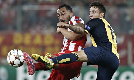 المپياکوس 3 - 2 اتلتیکو مادرید/لیگ قهرمانان اروپا