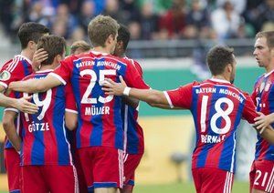 توماس مولر - ماریو گوتزه|بایرن مونیخ 4-1 پروسن موئنستر / جام حذفی آلمان