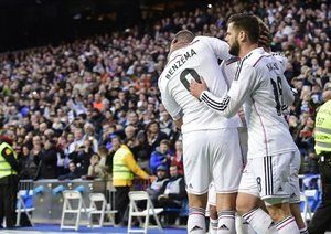 شادی بازیکنان رئال|رئال مادرید 2 - 0 دپورتیوو لاکرونیا / لالیگا