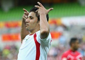 شادی بازیکن اردن