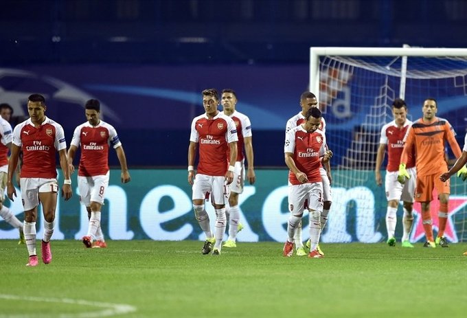 حسرت بازیکنان آرسنال