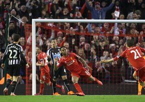 رحيم استرلینگ|لیورپول 2 - 0 نیوکاسل / لیگ جزیره