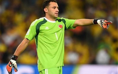 سنگربان تیم ملی کلمبیا در راه آرسنال