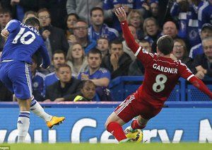 ادن هازرد|چلسی 2 - 0 وست برومویچ / لیگ جزیره