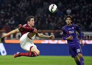 فرناندو تورس|میلان 1 - 1 فیورنتینا / سری آ