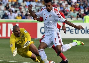 على أحمد مبخوت|بحرین 1 - 2 امارات / جام ملت های آسیا 2015