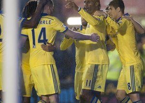 ديديه دروگبا|شِروزبری تَون 1 - 2 چلسی / جام اتحادیه