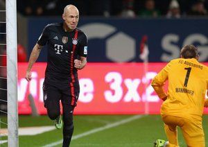 آرین روبن|اوگزبورگ 0 - 4 بایرن مونیخ / بوندسلیگا