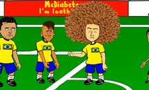 انیمیشنی طنز از اشتباه نیشیمورا در اعلام پنالتی