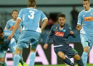 دریس مرتنز|اسلووان براتیسلاوا 0-2 ناپولی / لیگ اروپا