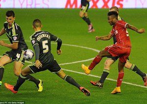 رحيم استرلینگ|لیورپول 2-2 میلزبورو / جام اتحادیه