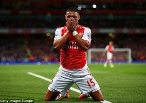 الکس اوکسلید چمبرلین|آرسنال 1-1 تاتنهام / لیگ جزیره