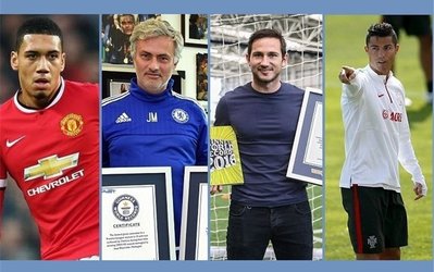 ثبت رکورد‌های رونالدو، مورینیو، لمپارد و اسمالینگ در کتاب گینس