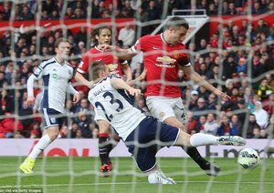 رابین فن پرسی|منچستر یونایتد 0 - 1 وست برومویچ / لیگ برتر