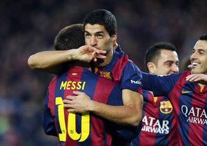 لوئیس سوارز|بارسلونا 6 - 1 رایو والکانو / لالیگا