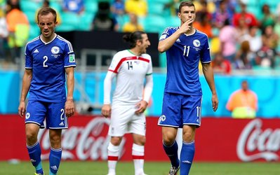 ادین ژکو، بهترین بازیکن دیدار ایران و بوسنی شد