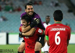 سردار آزمون - علی‌ رضا حقیقی‌|قطر 0 - 1 ایران / جام ملت های آسیا 2014