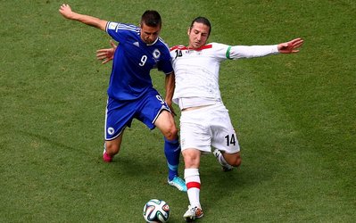 تیموریان دوندهترین بازیکن دیدار ایران و نیجریه