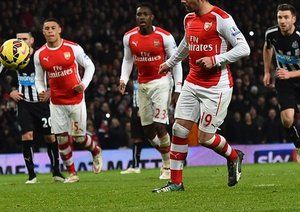 سانتی کازورلا|آرسنال 4 - 1 نیوکاسل / لیگ جزیره