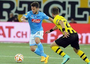 دریس مرتنز|یانگ بویز 2 - 0 ناپولی / لیگ اروپا