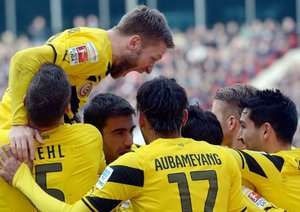 شادی بازیکنان دورتموند