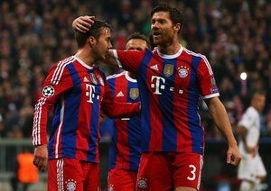 ماریو گوتزه - ژابی آلونسو|بایرن مونیخ 2 - 0 رم / لیگ قهرمانان