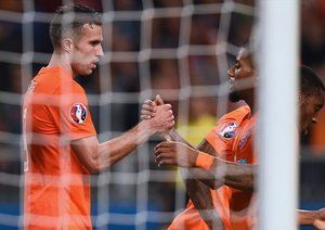 رابین فن پرسی|هلند 3-1 قزاقستان / مقدماتی یورو 2016