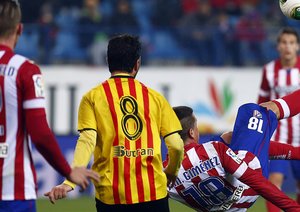 اتلتیکو مادرید ۲-۱ سنت آندرا/کوپا دل ری