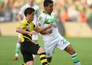 شینجی کاگاوا|بوروسيا دورتموند 1 - 3 وولفسبورگ / جام حذفی