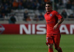 مارکو وراتی|آپوئل 0 - 1 پاریس سن ژرمن / لیگ قهرمانان