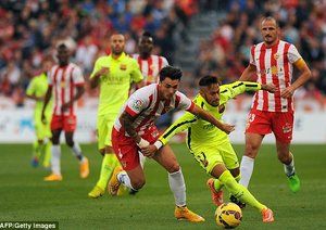 نیمار|آلمریا 1 - 2 بارسلونا / لالیگا