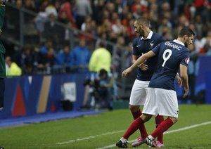 کریم بنزما - آندره پیر گیگناک|فرانسه 2-1 پرتغال / دیدار دوستانه