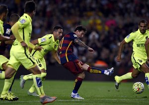 لیونل مسی|بارسلونا 4 - 1 لوانته / لالیگا / گزراش تصویری