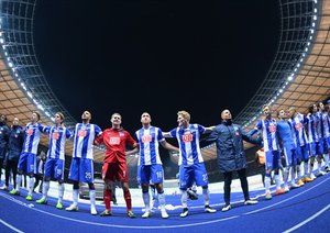 شادی بازیکنان هرتا|هرتابرلین 1 - 0 بوروسيا دورتموند / بوندسلیگا