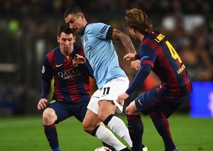 ایوان راکیتیچ|بارسلونا 1 - 0 منچستر سیتی / لیگ قهرمانان