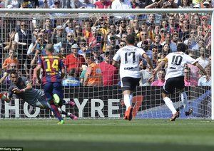 كلوديو براوو|بارسلونا 2 - 0 والنسیا / لالیگا