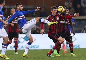 فرناندو تورس|سامپدوریا 2 - 2 میلان /  سری آ