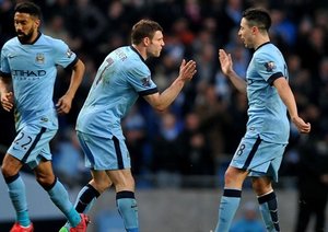 جیمز میلنر|منچستر سیتی 1 - 1 هال سیتی / لیگ جزیره